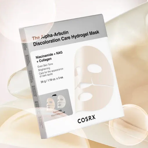 COSRX - Arbutin Discoloration Hydrogel Masks 3PCS