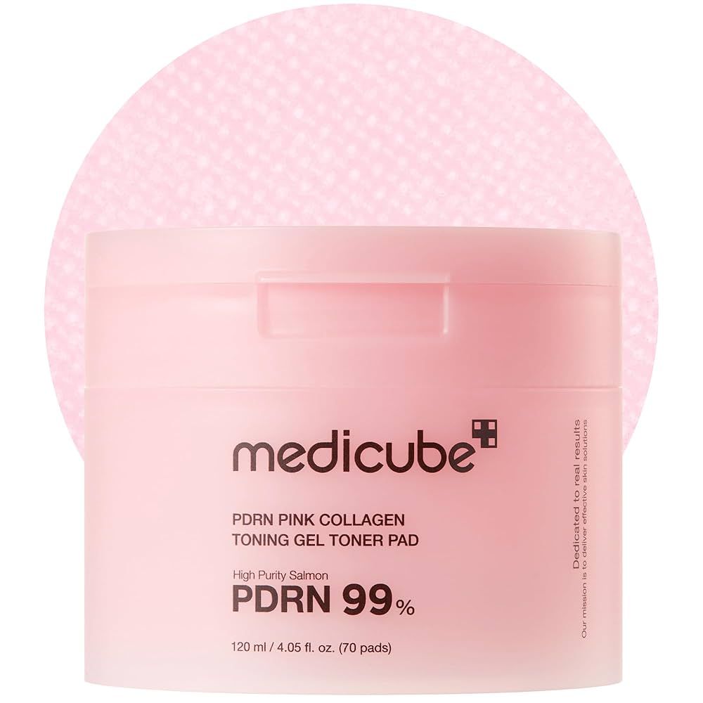 MEDICUBE - PDRN Pink Collagen Toning Gel Toner Pad 70pcs