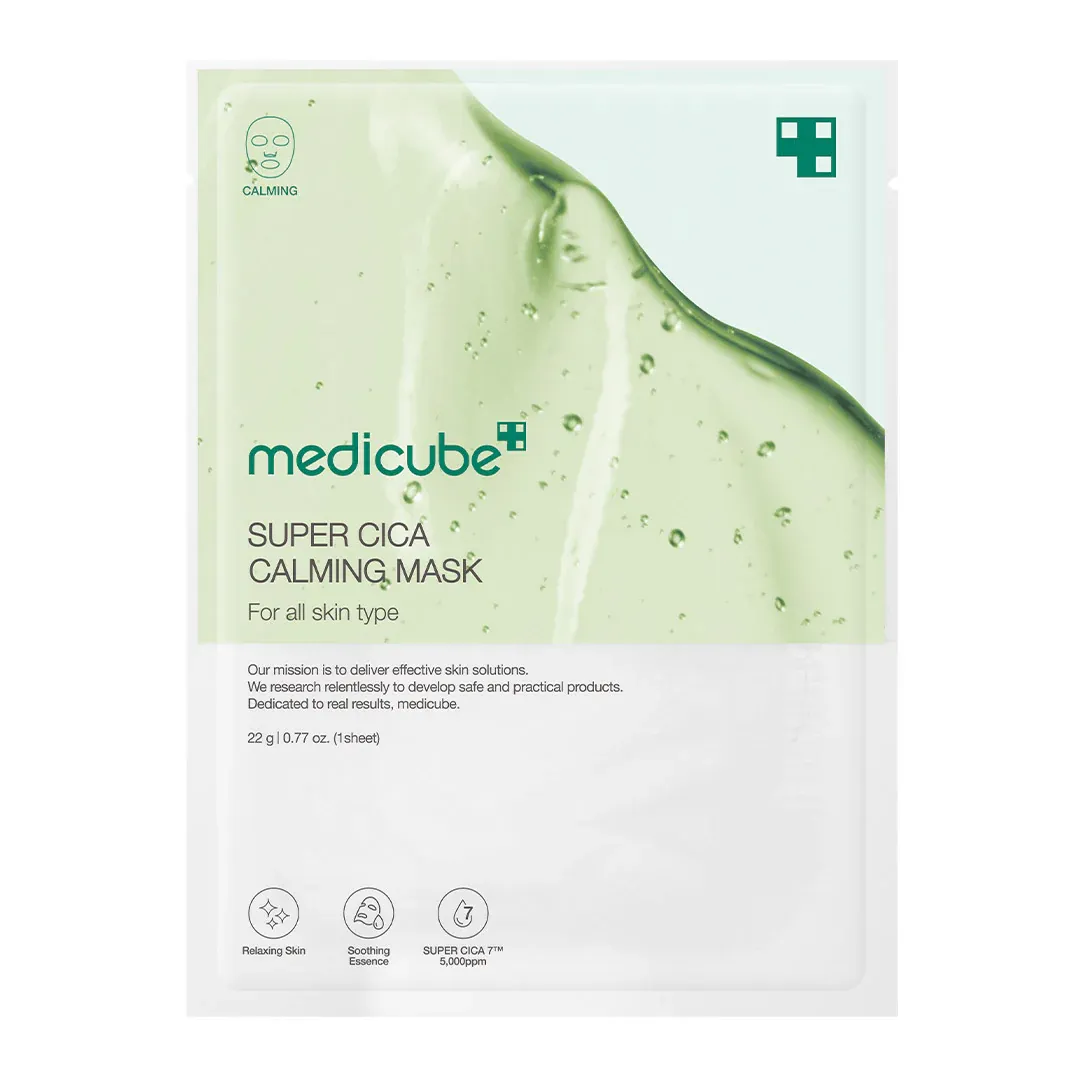 Medicube Super Cica Calming Mask – Καταπραϋντική Μάσκα Προσώπου με Cica 22g 1PC