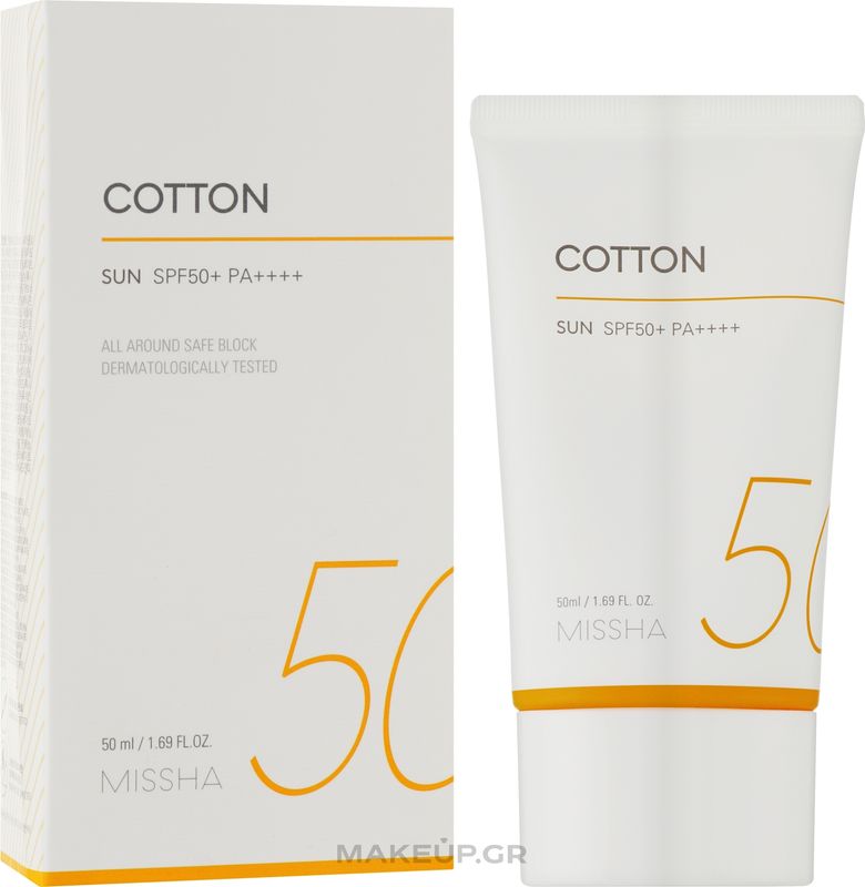 MISSHA All Around Safe Block Cotton Sun SPF50+/PA++++ 50ml