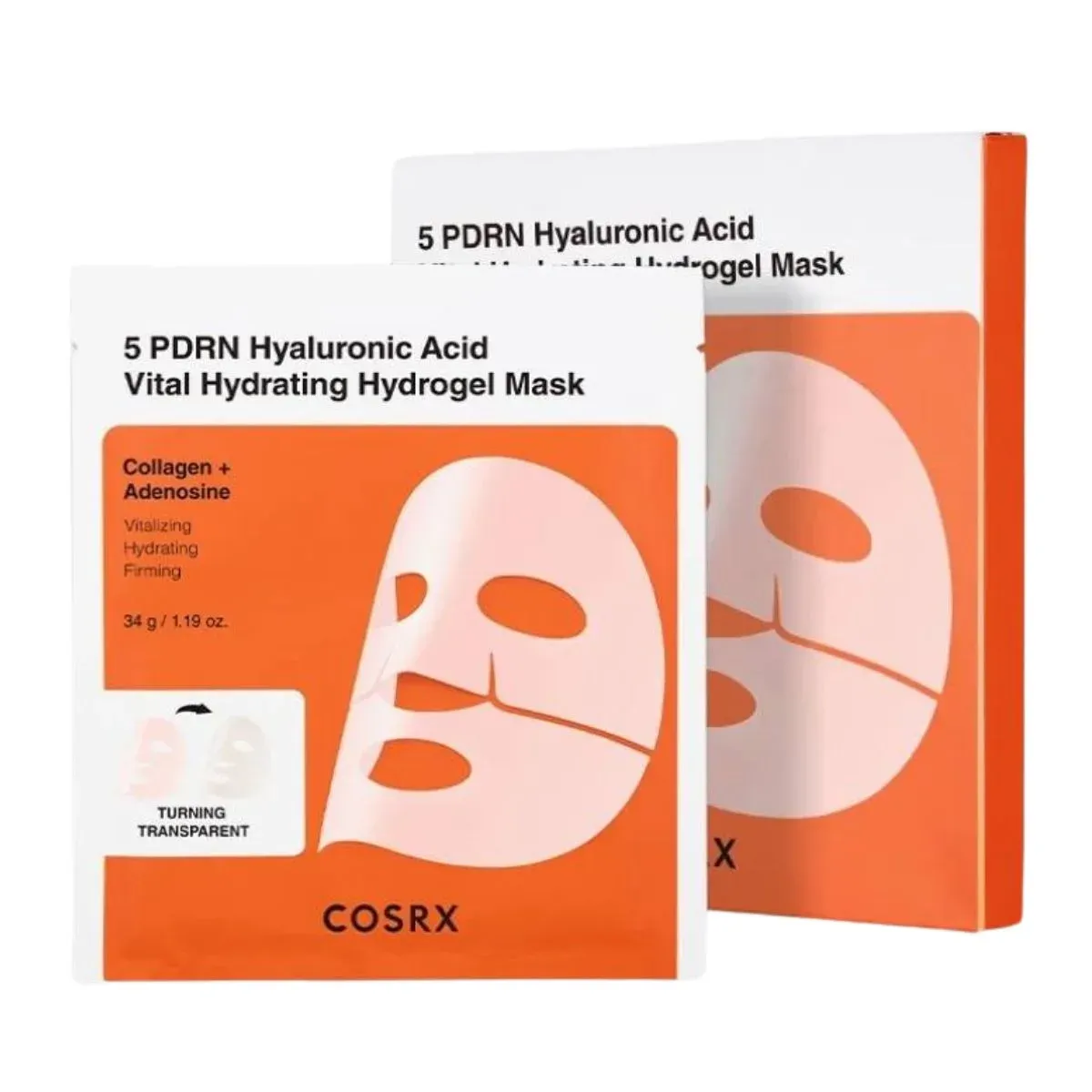 COSRX (3EA) 5 PDRN Hyaluronic Acid Vital Hydrating Hydrogel Mask