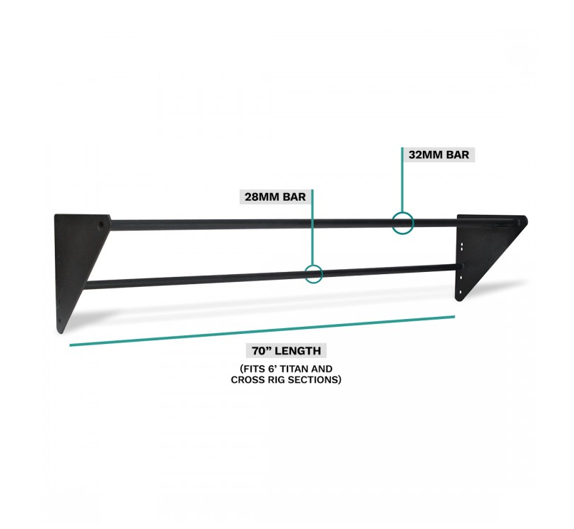 UNIVERSAL MULTI-HIGHT BAR, LENGHT: 6&#39;