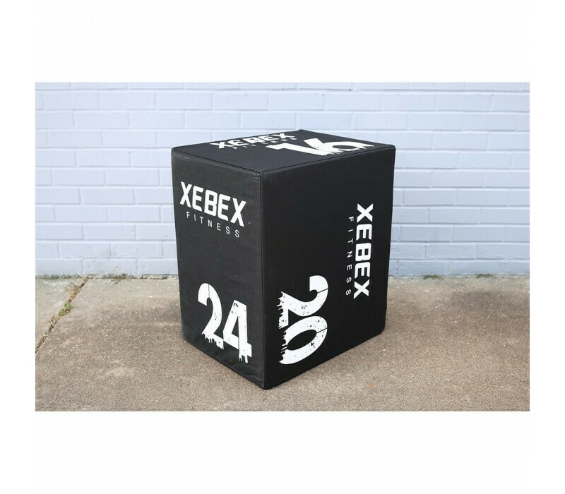 Xebex 3-In-1 Wood/Foam Plyo Boxes, SIZE: Xebex 3-in-1 Plyo Box: Assembled 16x20x24 (PLY16-WC)