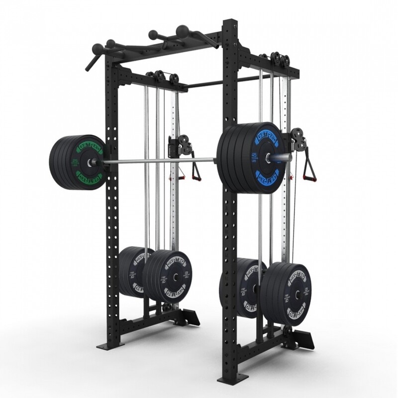 HRFT-400 BUILDER® HALF RACK WITH FUNCTIONAL TRAINERS