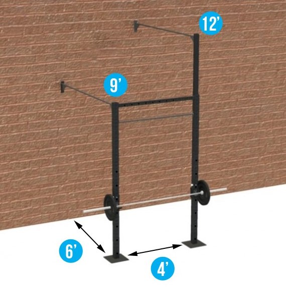 4&#39; WALL-MOUNT INTERMIDIATE