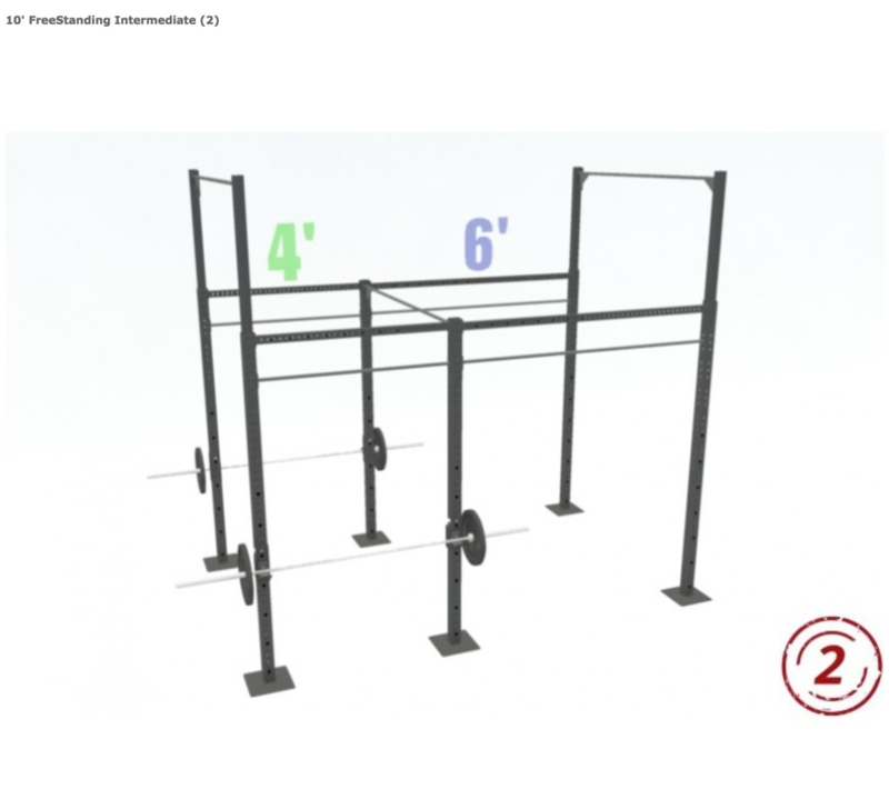 10&#39; FREESTANDING INTERMEDIATE 2