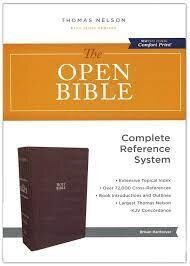 THE OPEN BIBLE -COMPLETE REFERENCE SYSTEM