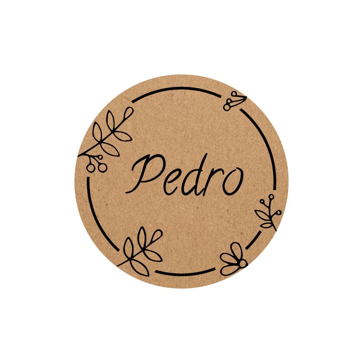 Marcasitios de madera diseño 3