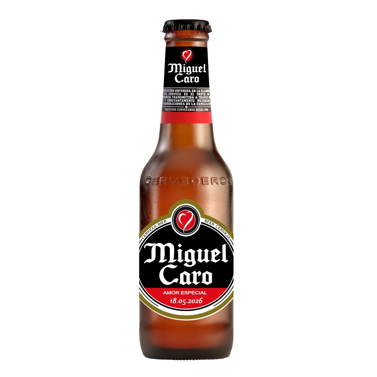 Cerveza personalizada 6/u Diseño &quot;Estrella Galicia&quot;