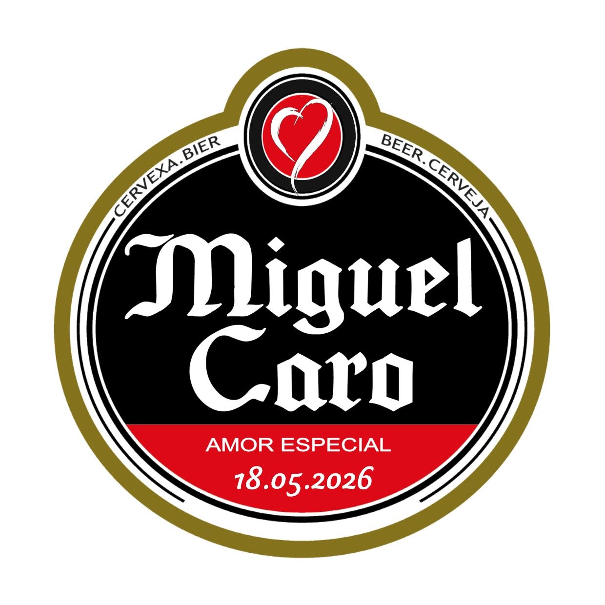 Etiquetas para cerveza personalizadas Diseño Estrella Galicia