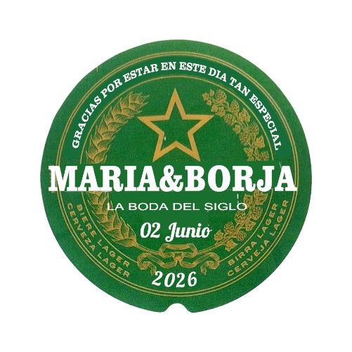 Etiquetas para cerveza personalizadas Diseño Estrella Levante