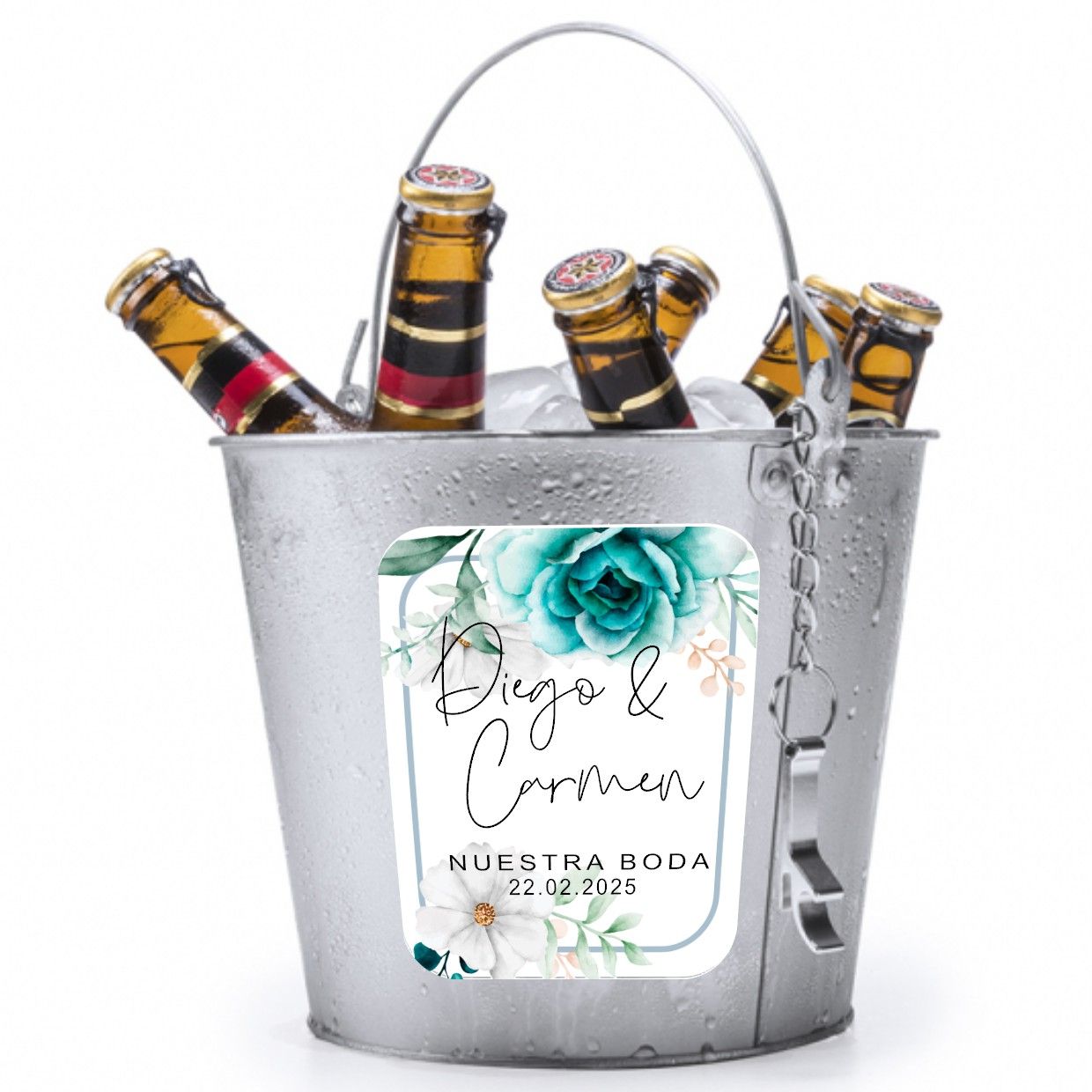 Cubo de cerveza personalizado Diseño 3
