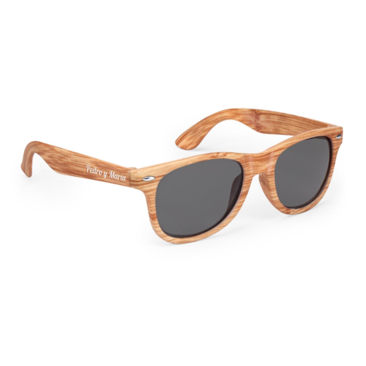 Gafas de sol grabadas