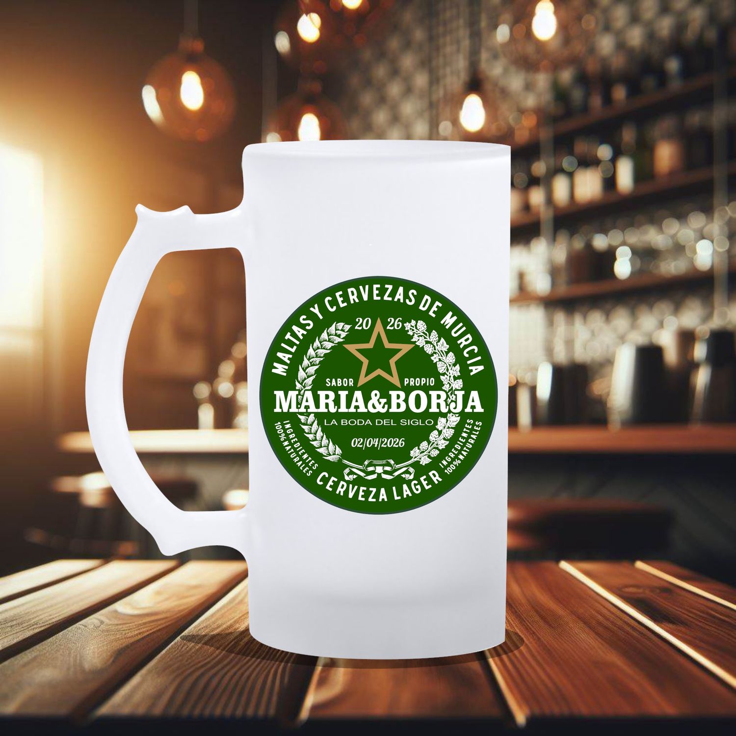 Jarra de Cristal Diseño Estrella Levante 2024