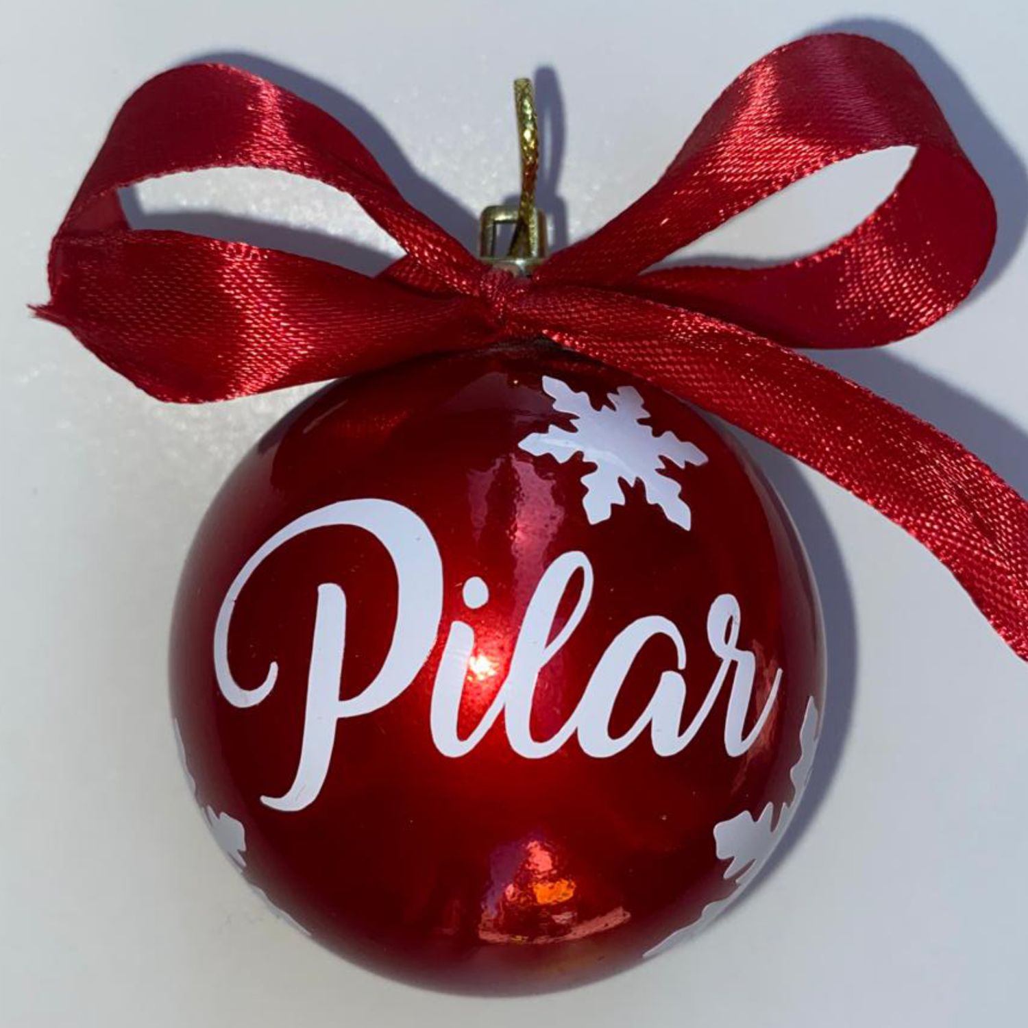 Bola de colores con lazo