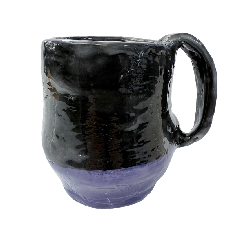 7. Black and purple beveled mug By  Bontle Moloto