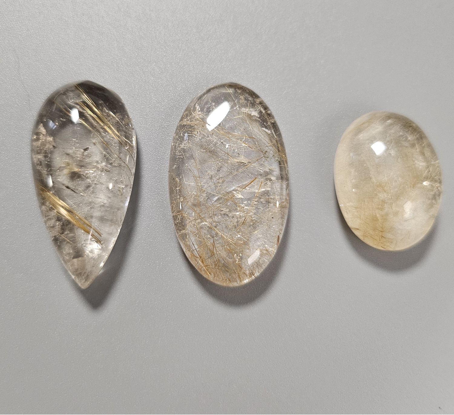 Quarzo rutilato oro lotto