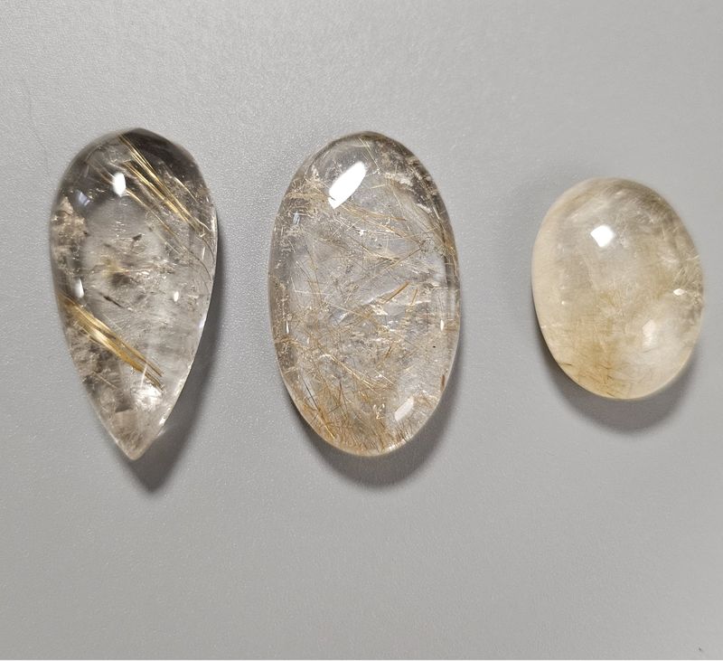 Quarzo rutilato oro lotto
