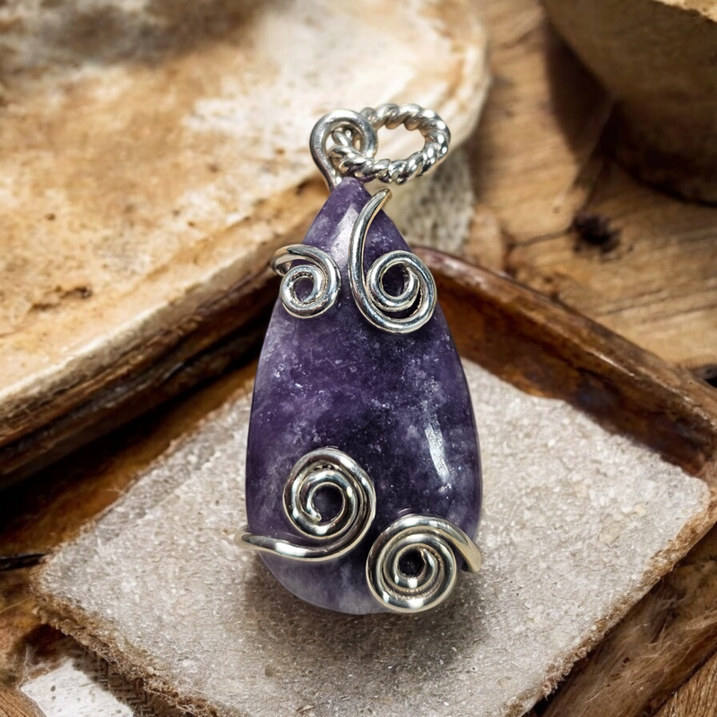 Ciondolo con Lepidolite