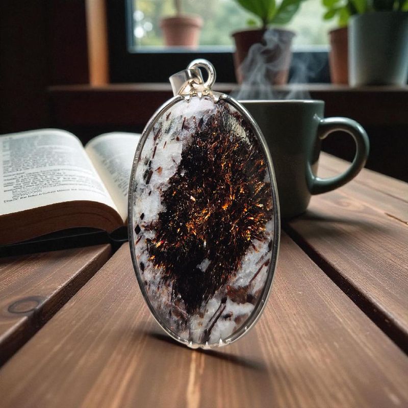 Ciondolo con Astrofillite Ciondolo con Astrofillite