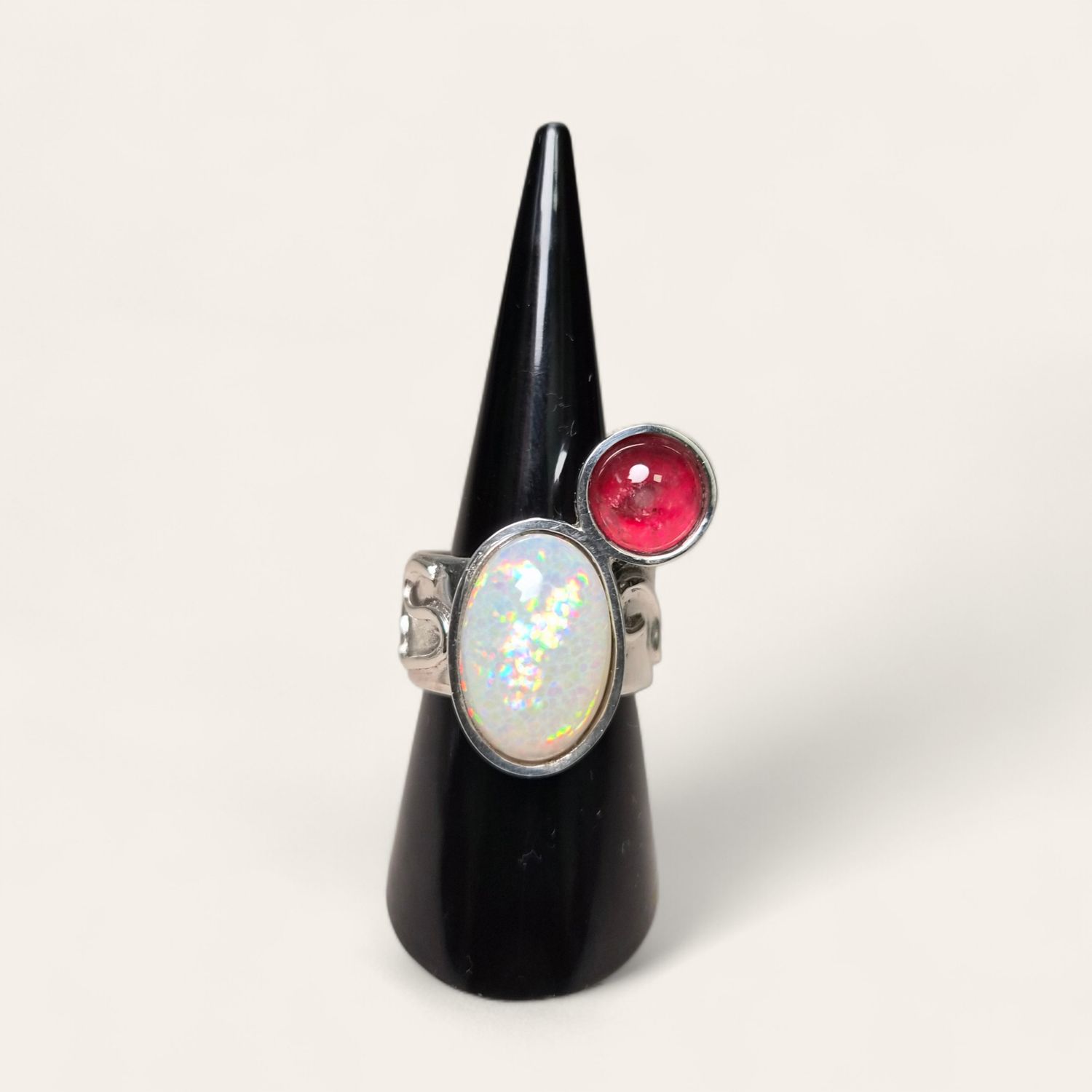 Anello con Opale e Tormalina