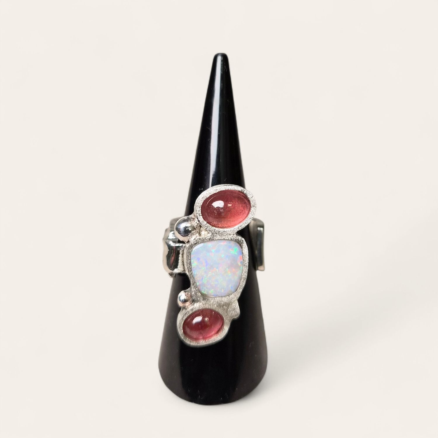 Anello con Opale e Tormalina