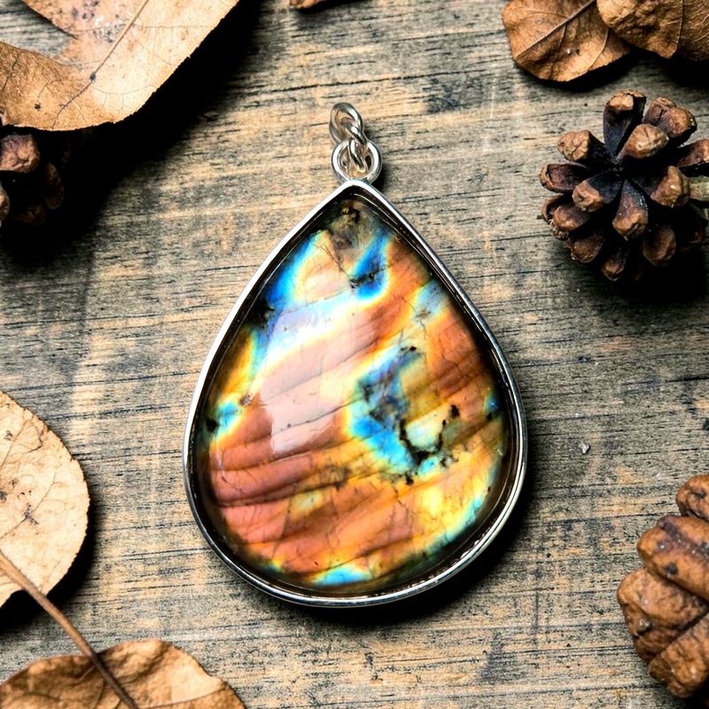 Ciondolo con Labradorite