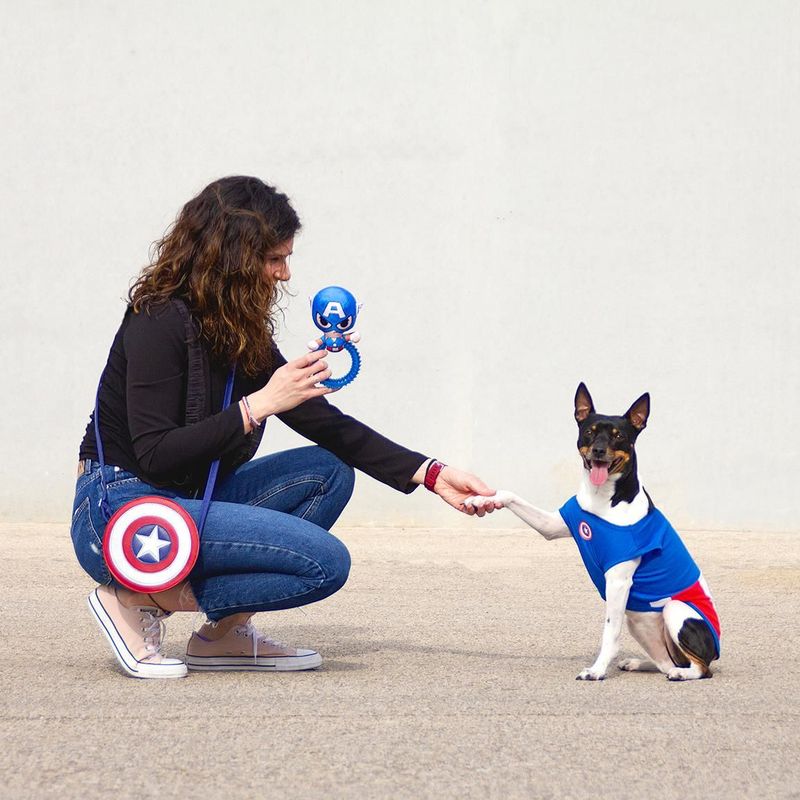 Camiseta Para Perro Avengers Capitán América