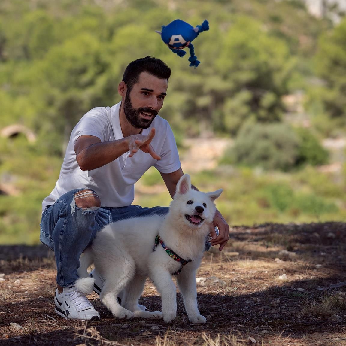 Cuerda Dental Para Perro Avengers Capitán América
