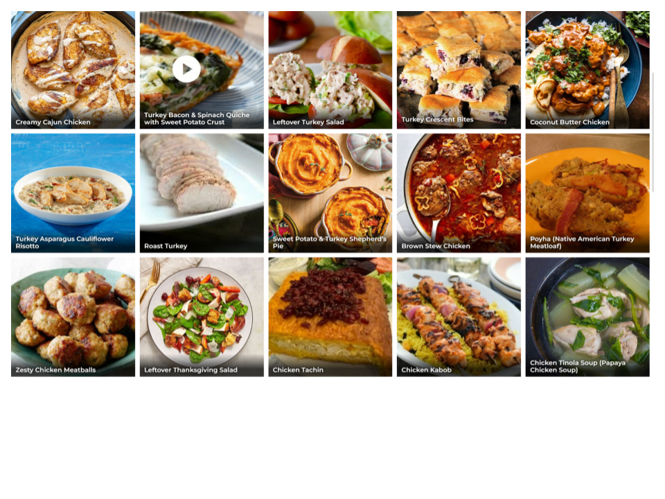 Poultry Entrees