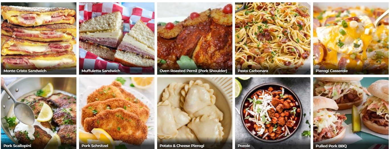 Pork Entrees