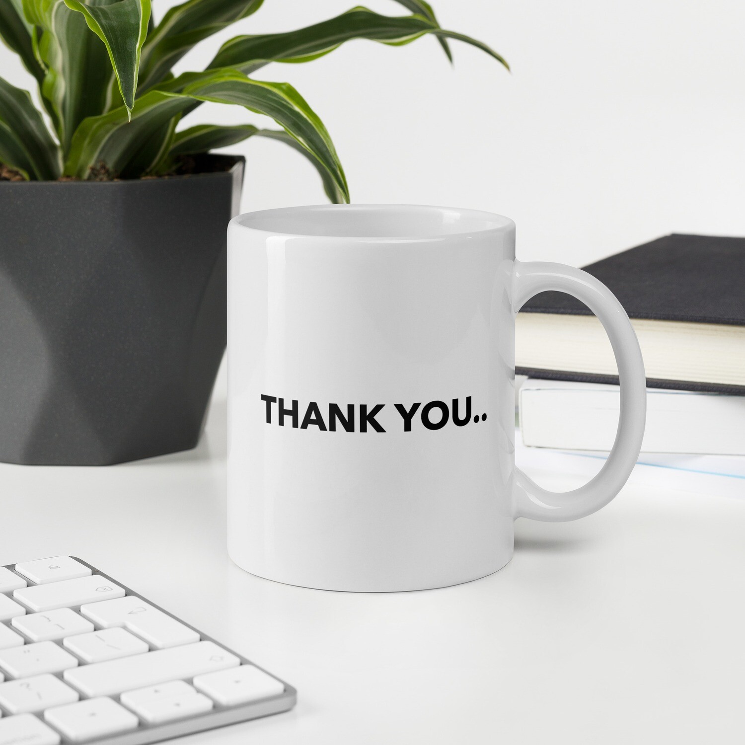 Thank You - White Glossy Mug