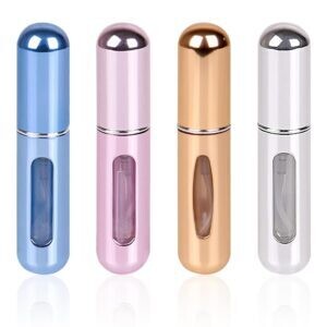​Portable Perfume Atomizer – Set of 2 Mini Refillable Travel Perfume Bottle
