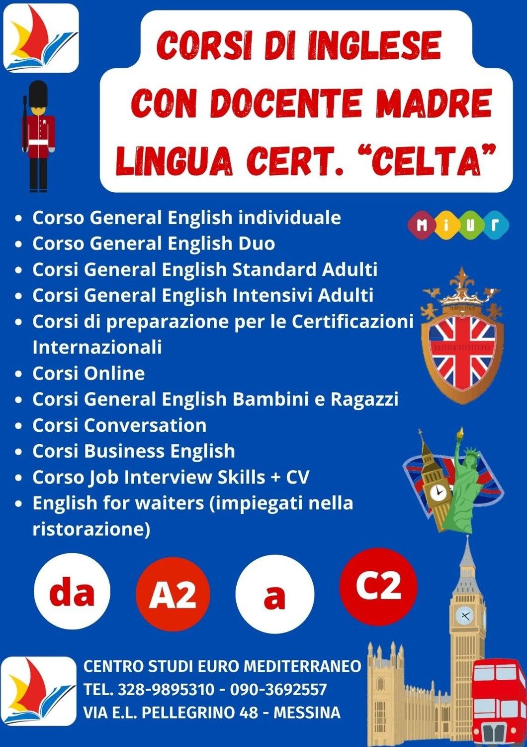 Corsi di inglese con docente madrelingua