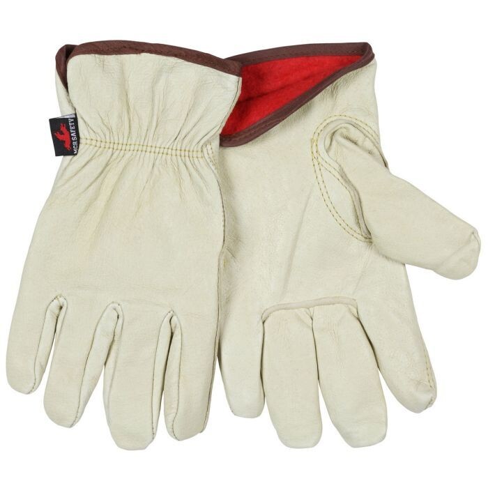 Leather Drivers Insulated Work Gloves Premium Grade Grain Pigskin Leather 3450L