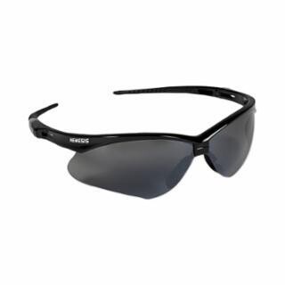 V30 Nemesis™ Safety Glasses, Smoke Mirror, Polycarbonate Lens, Mirror, Black Frame/Temples, Nylon 25688