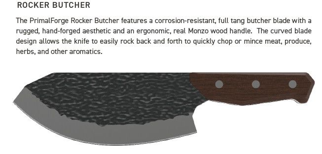 True FXK-1016 Primal Forge Rocker Butcher
