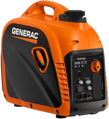 Generac GP2500i Inverter Generator  2500 watts 56lbs 50st gas powered pull start 4- -8hrs run parallel ready