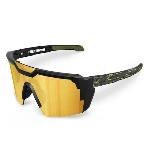 FUTURE TECH Z87+: BLACK FRAME / GOLD RUSH LENS-CAMOCOM ARMS