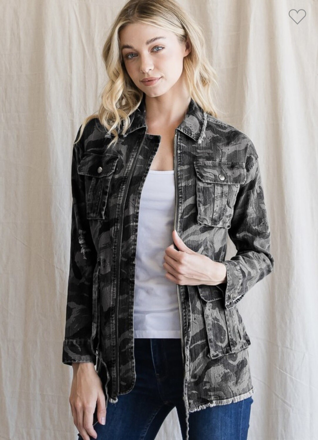 CAMO UTILITY JACKET