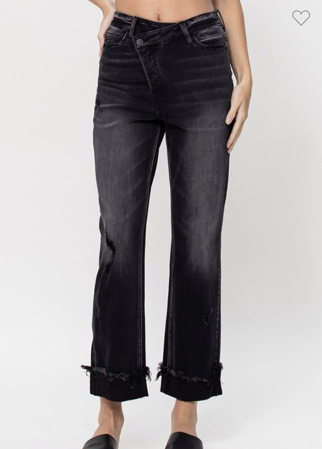 FLYING MONKEY BLACK DAD JEANS
