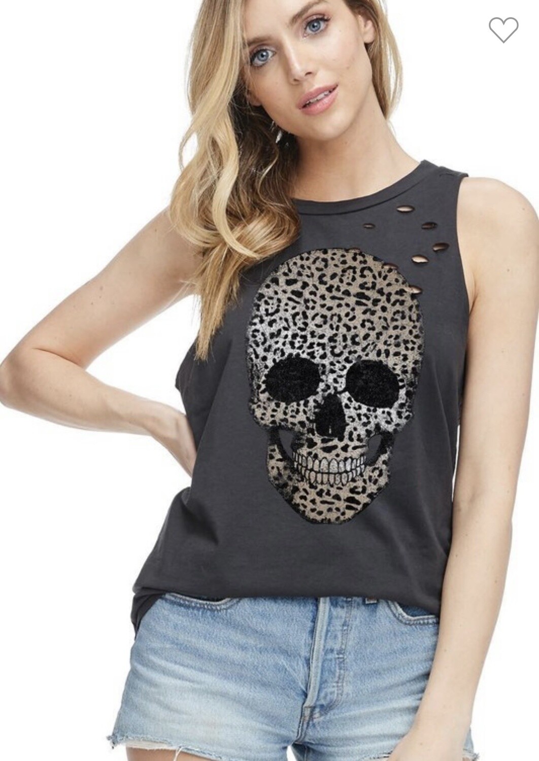 CHEETAH SKULL TEE