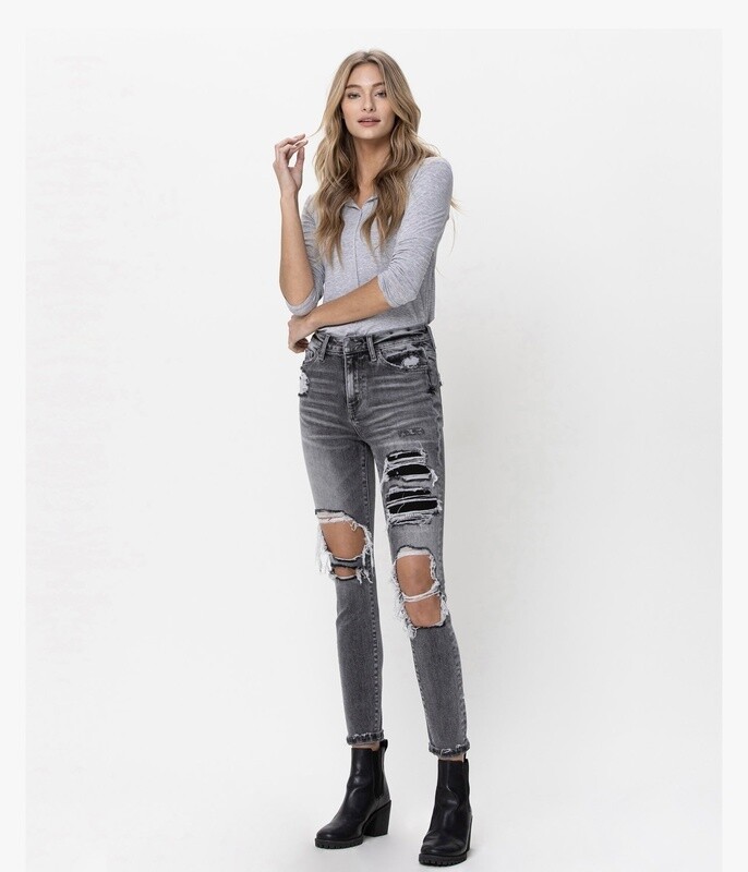 VERVET HIGH ANKLE SKINNY GREY