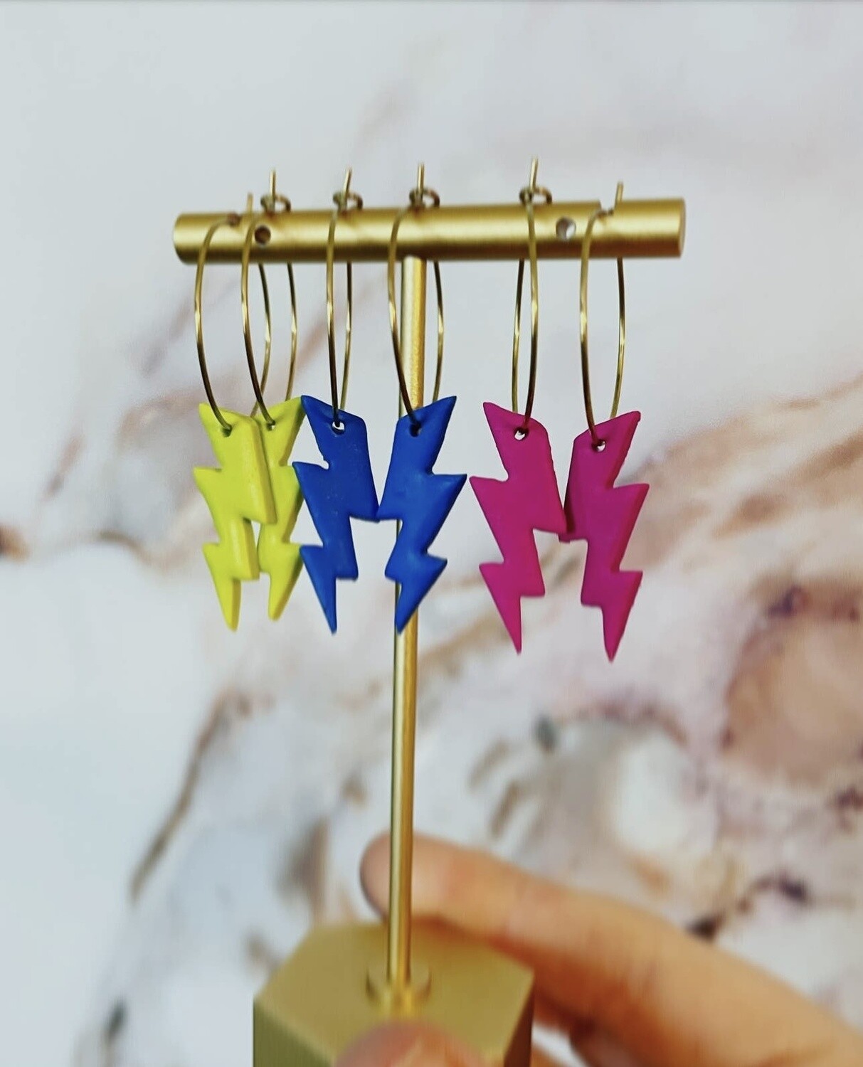 LIGHTENING BOLT EARRING