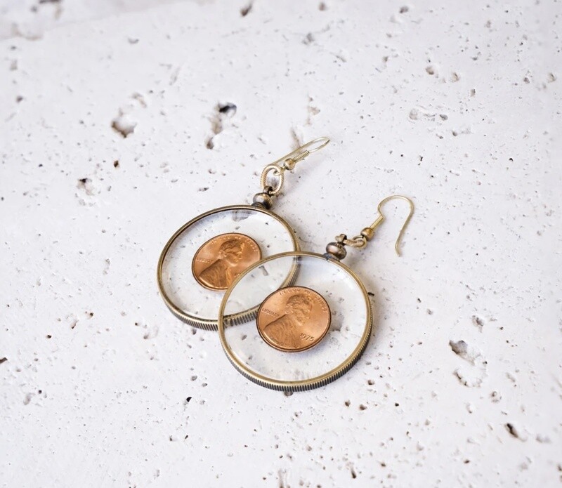 LUCKY PENNY EARRINGS