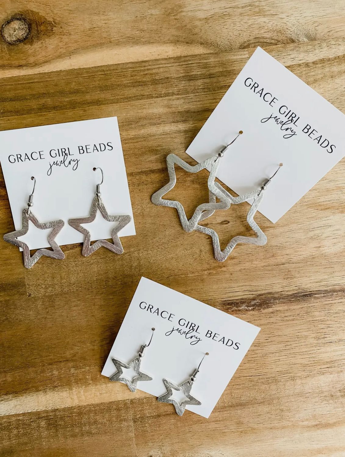 STAR BRIGHT EARRINGS  MED