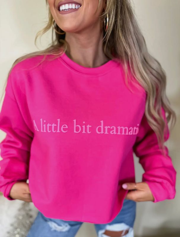 LITTLE BIT DRAMATIC PUFF SWEATSHIRT