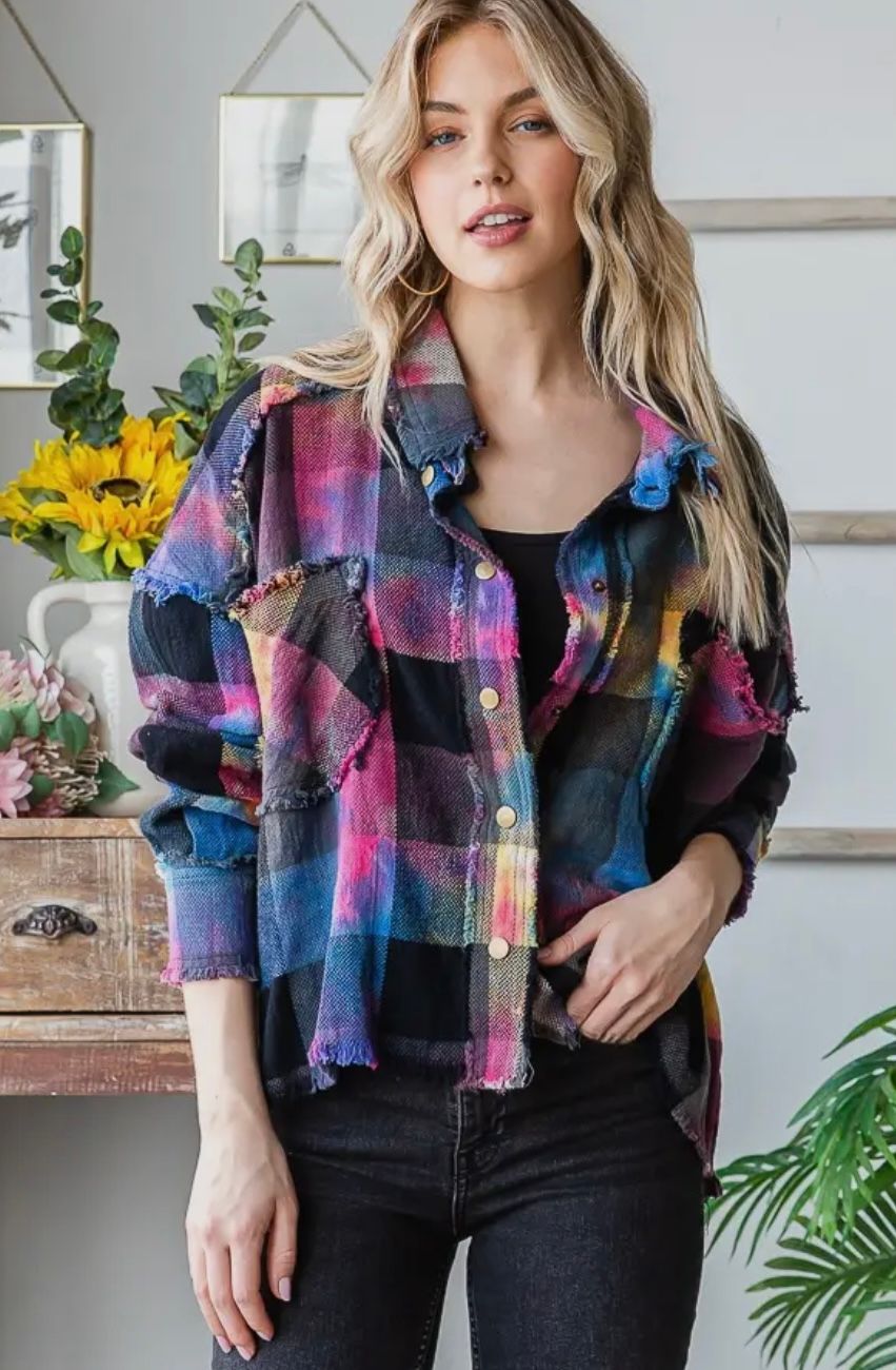 MULTI COLOR BUFFALO CHECK FLANNEL