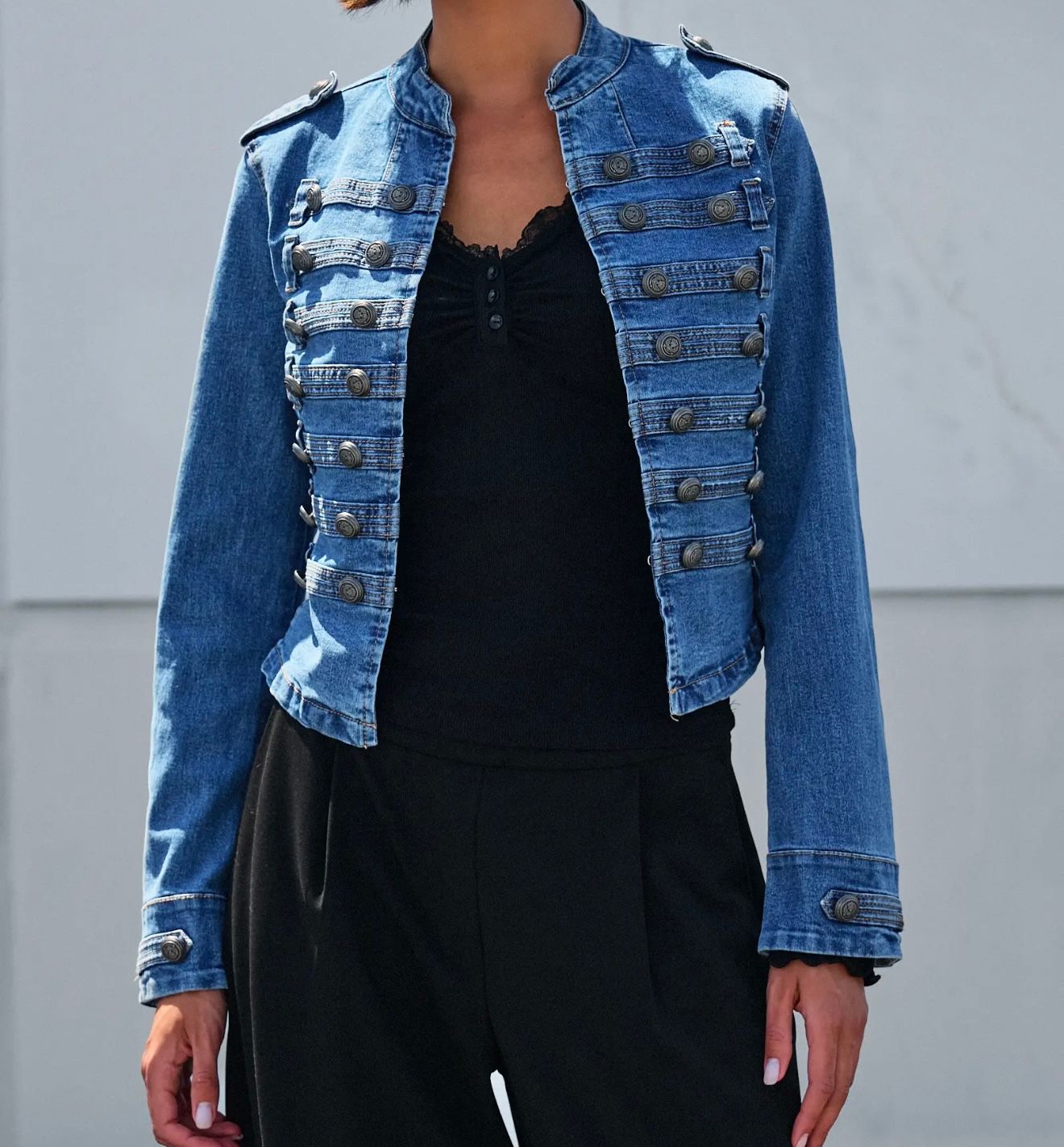 MILITARY DENIM JACKET