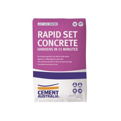 Concrete, Description: Rapid Set, Size: 20kg